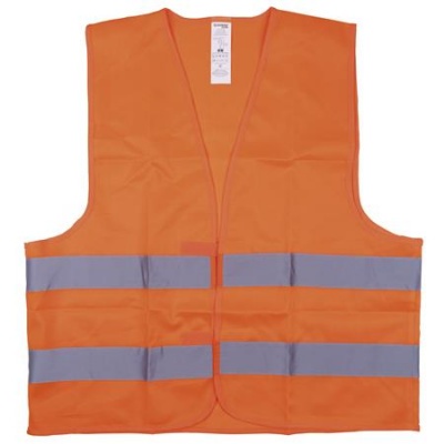 Mellény, jól láthatósági, 2XL méret, DONAU "Safety", narancssárga